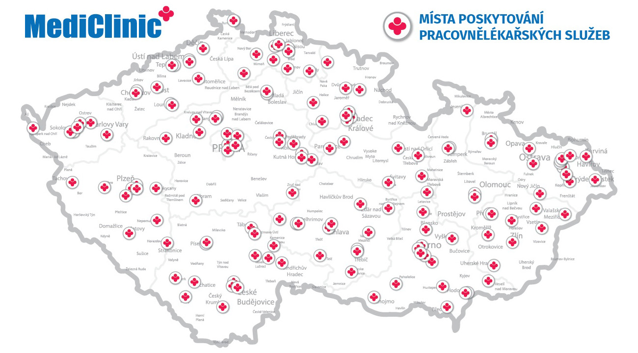 Místa poskytování pracovnělékařských služeb